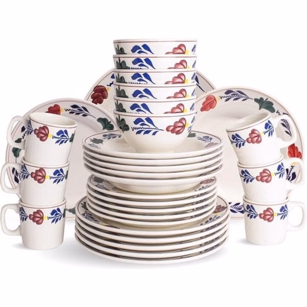 Waar komt Boerenbont servies vandaan?