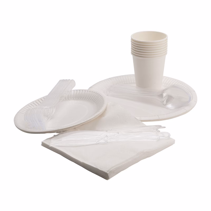 Hoe maak je plastic servies schoon?