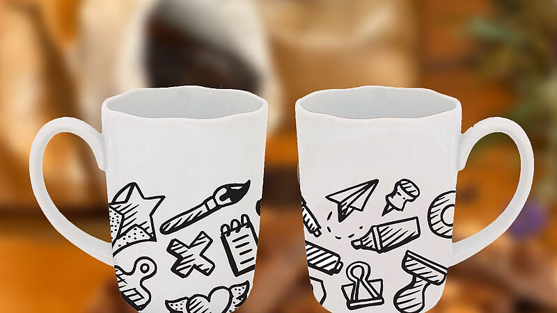 Waarmee kan je op porselein tekenen?